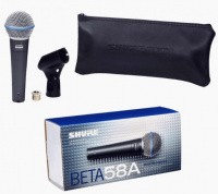 Вокальный микрофон Shure Beta 58A суперкардиоидный