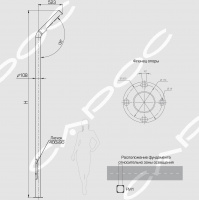 Светодиодная система уличного освещения Стик 108 STICK 108 60 М