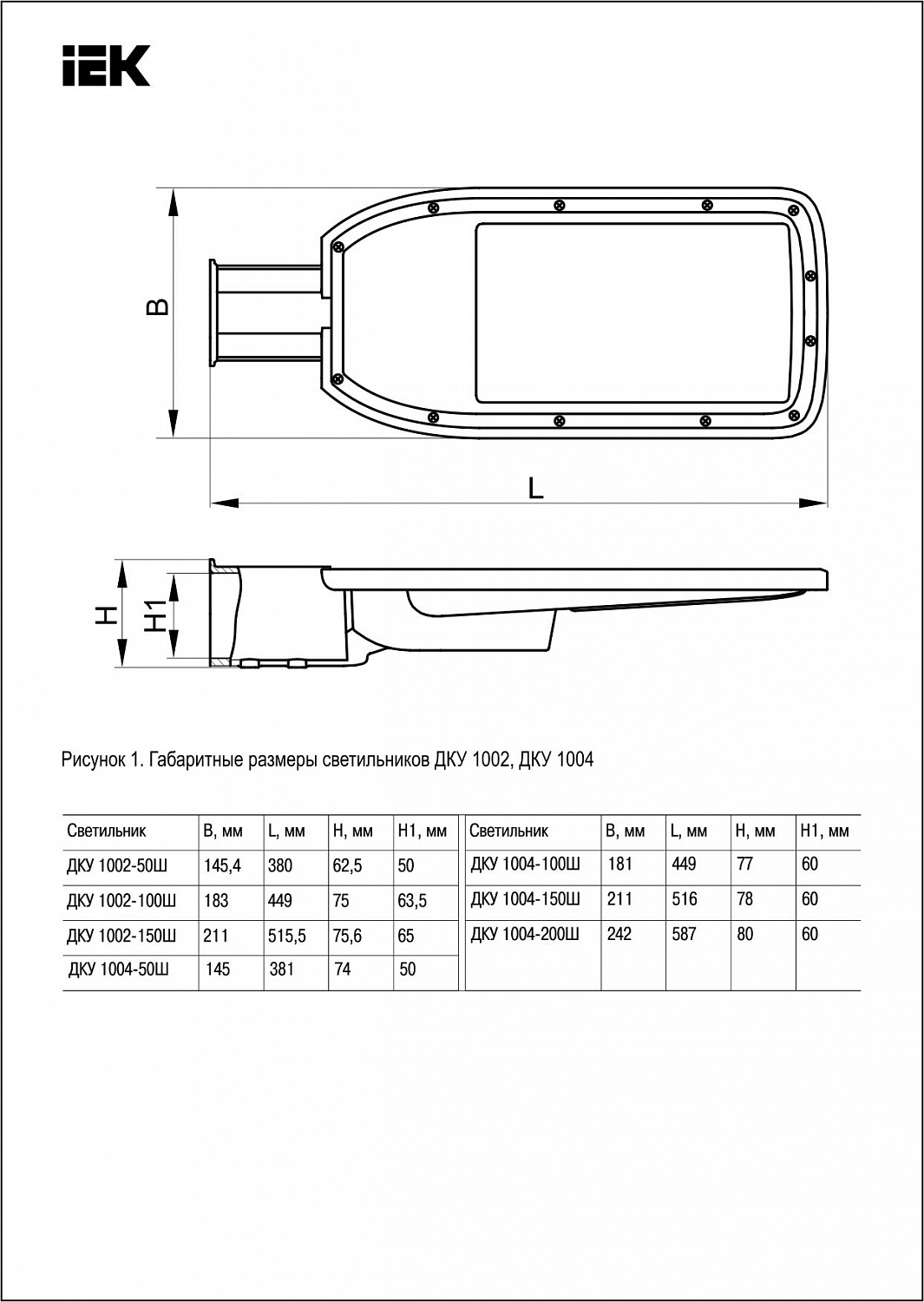 Светильник светодиодный ДКУ 1004-50Ш 3000К IP65 серый IEK