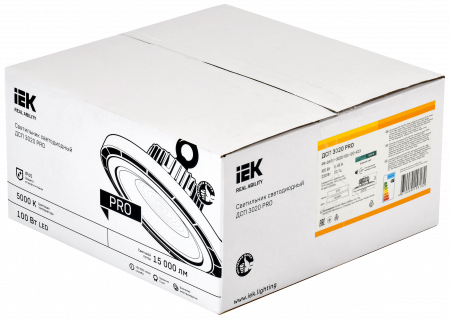 PRO Светильник ДСП 3020 100Вт 120гр 5000К IP65 IEK – №2