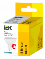 Лампа светодиодная ALFA MR16 софит 8Вт 230В 4000К GU5,3 IEK