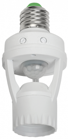 Датчик движения ДД-045 E27 60Вт 360град 6м IP20 белый IEK – №1