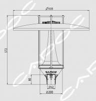 Светильник уличный светодиодный Аксель V4 AKS V4 LED M
